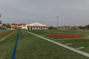 Army and Navy Academy Building and lawn