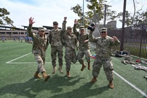 men in military uniform