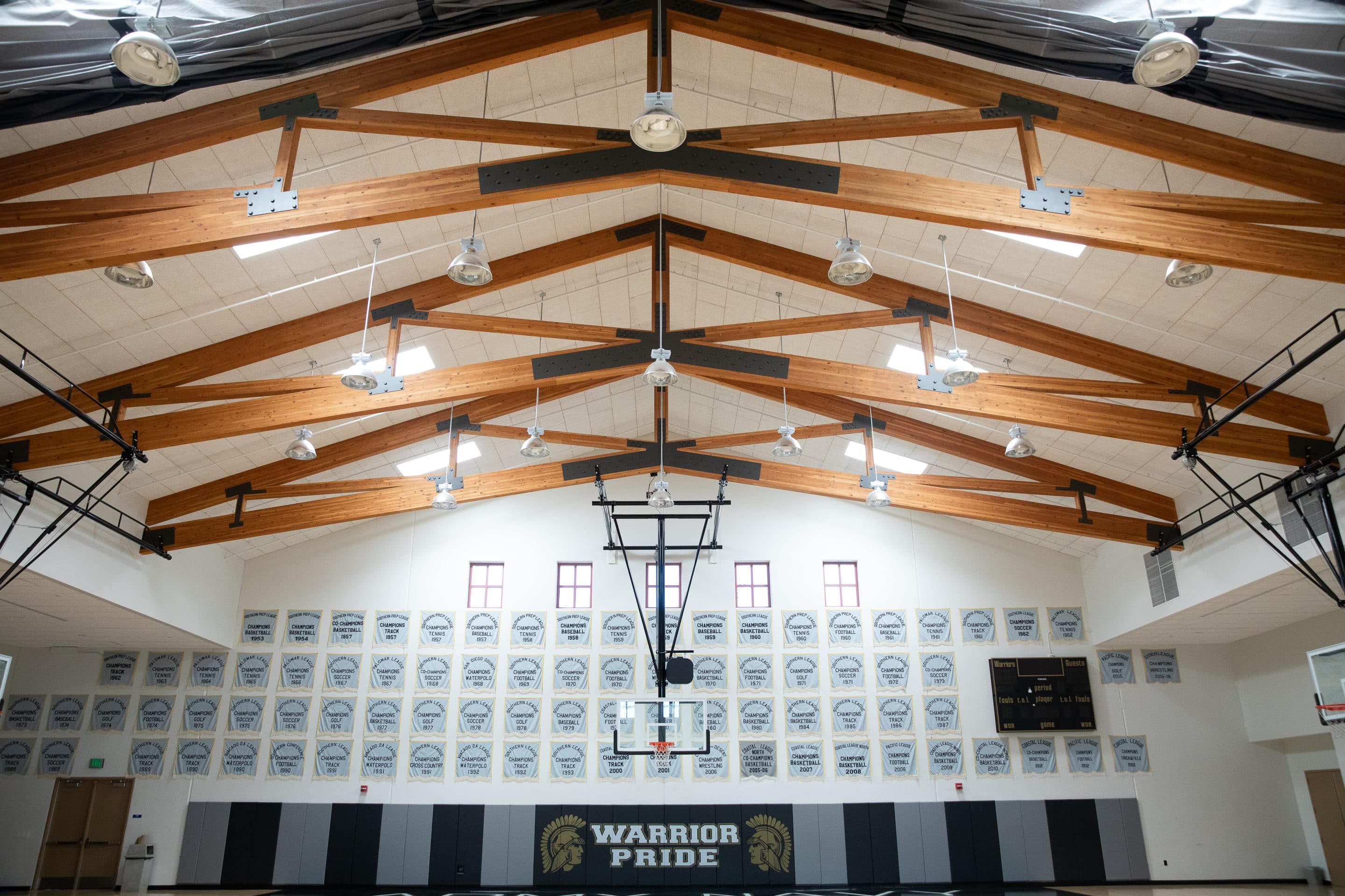 Duffield Gym for Basketball and Indoor Volleyball