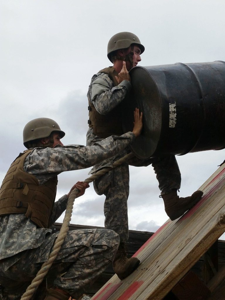 Leadership Reaction Course at Camp Pendleton